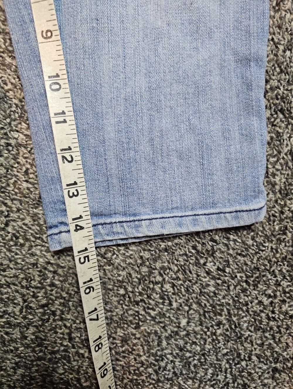Y2k American Eagle Jean Capri Pants sz 4 - Picture 4 of 5
